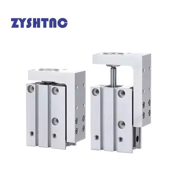 Рельсовый цилиндр MXH/HLH MXH6 MXH10 MXH16 MXH20 SMC типа, точный пневматический цилиндр, линейный боковой рельс