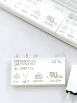 Реле 24В № 2961105 24VDC 6A 5pins
