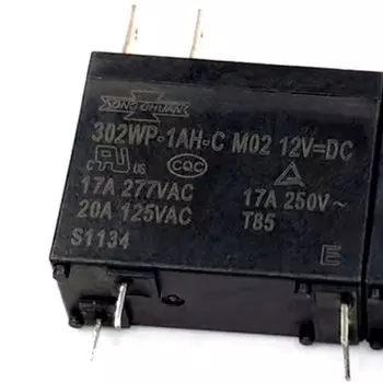 Реле 302WP-1AH-C M02 12В для микроволновой печи (10 шт.)