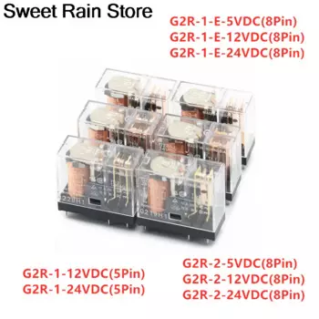 Реле Buah/Banyak G2R-1-12VDC G2R-2-24VDC 10A G2R-1-E-5VDC 5A 16A 5V 12V 24V 110V 230V