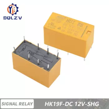 Реле DQLZV HK19F 3V 5V 9V 12V 24V 8PIN