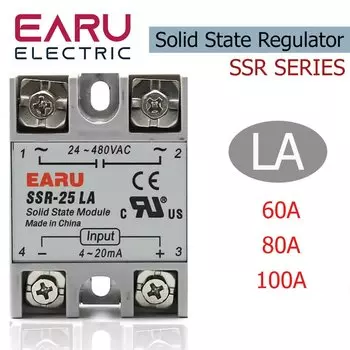 Реле EARUELECTRIC SSR-10LA/SSR-25LA/SSR-40LA