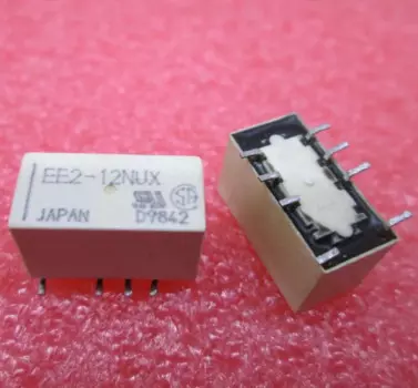 реле EE2-12NUX EE2-12 EE212NUX 12VDC DC12V 12V SMD8