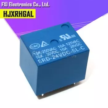 Реле HJXRHGAL SRD-24VDC-SL-C 5 шт.