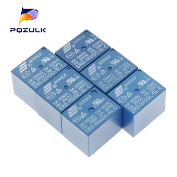 Реле Javino SRD-5VDC-SL-C, SRD-12VDC-SL, SRD-3VDC, SRD-9V (5 шт.)