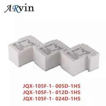 Реле JQX-105F-1- 005D-1HS 5V/12V/24V 30A