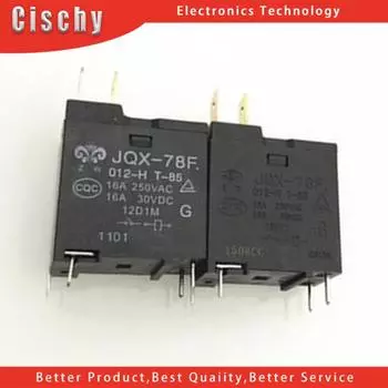 Реле JQX-78F 012-H T-85 12VDC 16A cischy