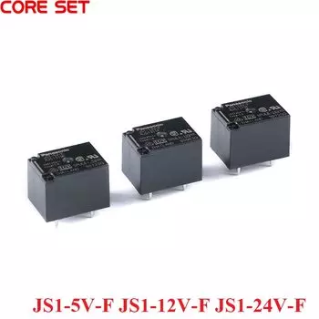 Реле мощности, 5PIN 10A AJS1319F AJS1311F AJS1312F, реле 5 В, 12 В, 24 В, 5P