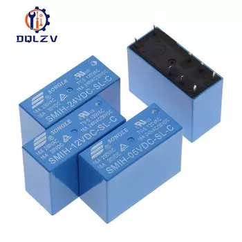 Реле мощности DQLZV SMIH 5V 12V 24V 16A