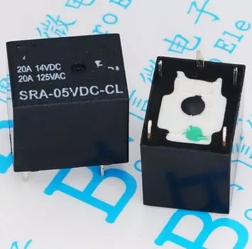 Реле мощности NIUKETAT SRA-05VDC-CL чёрного цвета