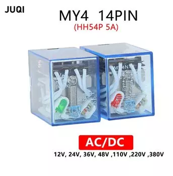 Реле MY4NJ 4PDT 5A