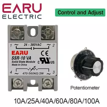 Реле напряжения EARUELECTRIC SSR AC24-380V