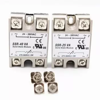 Реле напряжения однофазное твердотельное SSR-40VA/SSR-25VA