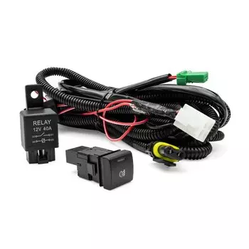 Реле переключателя для Bi LED/Bi Xenon H11, жгут проводов противотуманных фар для Toyota RAV4 Land Cruiser Prado 2018-Corolla E210 GR Yaris