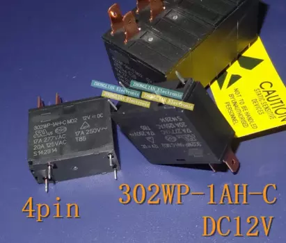 Реле питания 100 шт./лот 302WP-1AH-C 302WP M02 DC12V 17A