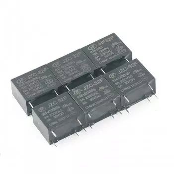 Реле питания JZC-32F HF32F 5A 250VAC 4PIN (5 шт.)
