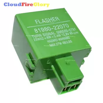 Реле поворота CloudFireGlory для Toyota 1978-1990 4 runner 1984-1989 Camry 1983-1988, 3 контакта, 12 В, пластиковое реле 8198022070