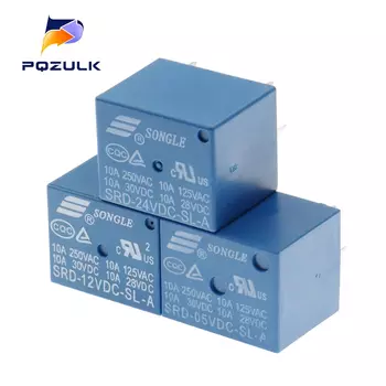 Реле PQZULK SRD-05VDC-SL-A SRD-12VDC-SL-A SRD-24VDC-SL-A SRD-48VDC-SL-A (10 шт.)