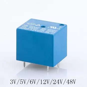 Реле SRD-05VDC-SL-A, SRD-12VDC-SL-A, SRD-24VDC-SL-A, SRD-48VDC-SL-A 3 шт.