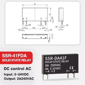 Реле SSR-41FDA SSR-41FDD 6A