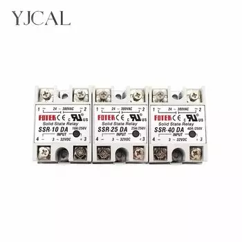 Реле SSR YJCAL SSR-10/25/40DA 3-32V DC TO 24-380V AC