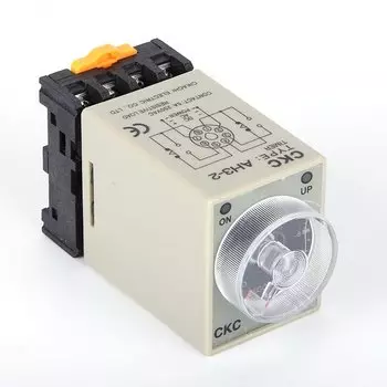 Реле времени AH3-3 AH3-2 задержка времени AC220/DC24V Реле таймера Переключатель управления временем