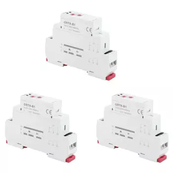 Реле времени с задержкой 3X GEYA, электронное реле времени 16 А, GRT8-B1 AC230V