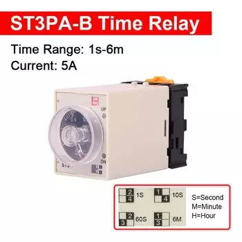 Реле времени ST3PA-A/B/C/D/E/F/G