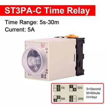 Реле времени ST3PA-A/B/C/D/E/F/G