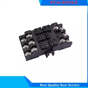 Релейная база JQX-38F 3Z 40A, релейная розетка 11 футов, установка рельса высокой мощности