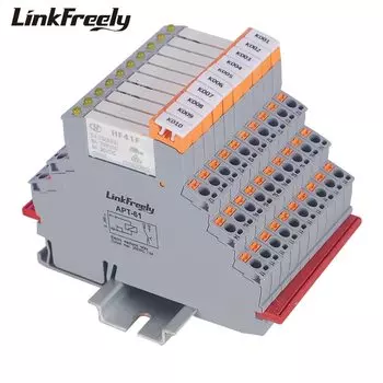 10 шт., подключаемые релейные модули и плата APT-61, стандартный положительный полюсный вход 24 В постоянного тока, выход 6 А/250 В переменного тока, контактные реле 30 В постоянного тока