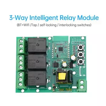 Релейный модуль Ewelink для умного дома с поддержкой Bluetooth и Wi-Fi, 2/3 В переменного тока