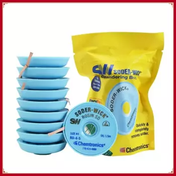 США SW Chemtronics SODER WICK антистатическая бессвинцовая оригинальная паяльная проволока для удаления пайки 10 шт./лот оплетка для удаления пайки