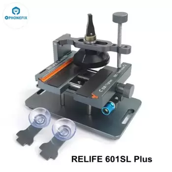 RELIFE RL-601SL Plus Мини-инструмент для удаления заднего стекла 2-в-1 ЖК-экран, инструмент для ремонта мобильных телефонов 360 ° Фиксированный вращающийся зажим