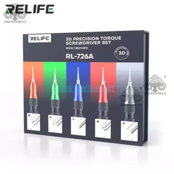 RELIFE RL-726A 3D Прецизионная отвертка с высокой точностью и сильными магнитными абсорбирующими битами для разборки