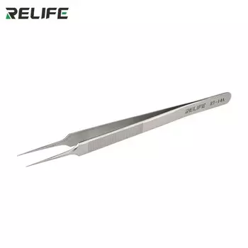 RELIFE RT-14A/14SA высокоточные пинцеты из нержавеющей стали, изогнутые и прямые пинцеты для электронных фотографий
