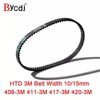 Ремень ГРМ Arc HTD 3M C=408 411 417 420 ширина 6-25 мм Зубья 136 137 139 140 Синхронный шкив HTD3M 408-3M 411-3M 417-3M 420-3M