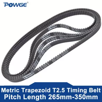 Ремень ГРМ POWGE, 5 шт., T2.5, Lp = 265 272,5 275 285 287,5 290 297,5 300 305 317,5 325 330 335 345, ширина 3-20 мм, резина