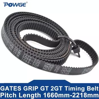 Ремень ГРМ POWGE GATES GT 2GT Lp = 1660 1700 1810 1848 1850 1860 1910 2218 Ширина 3-15 Резиновый 3D-принтер