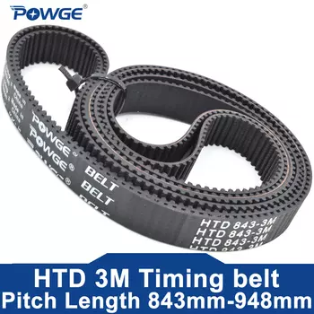 Ремень ГРМ POWGE HTD 3M Lp = 843 849 852 855 858 861 870 882 885 888 900 909 915 921 930 933 936 939 945 948