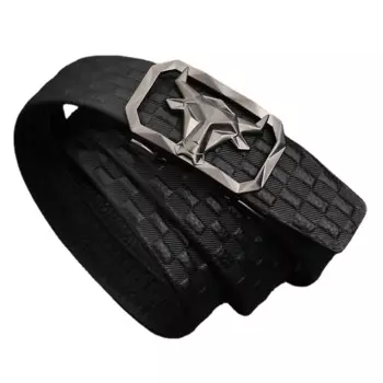 Ремень мужской из бычьей кожи с автоматической пряжкой