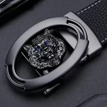 Ремень мужской кожаный, 2022, с матовой пряжкой