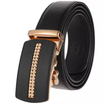 Ремень мужской с автоматической пряжкой, 3,5 см, Zp201