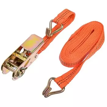 Ремень стяжной с крюками 0.5\1.0т 5м