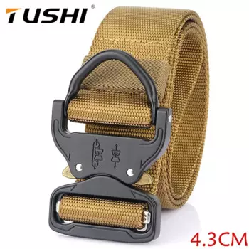 Ремень тактический Мужской, 4,3 см, нейлоновый