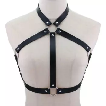 Ремень в стиле панк из искусственной кожи для крепления на груди