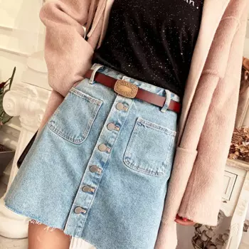 Ремень женский из натуральной кожи с Резной Пряжкой