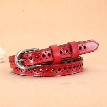 Ремень женский кожаный с пряжкой, 105 см