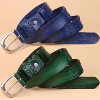 Ремень женский кожаный винтажный, 2,8 см