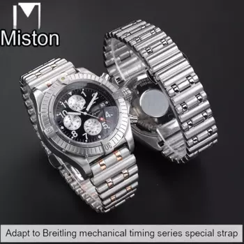 Ремешок 24 мм из нержавеющей стали для Breitling, металлический ремешок CRONOMAT B01, ремешок для часов AB0134101/1343/136161, сменный ремешок для часов